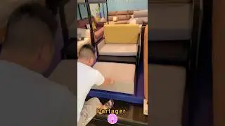 Foldable fourniture bed come sofa set/Folds from bed to table to chair to desk 😍Versatile