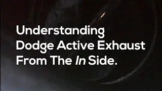 Dodge Active Exhaust Explained From INSIDE