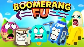 Super Fun New Indie Multiplayer Party Game! | Boomerang FU | Chaotic Game @crankywatermelon