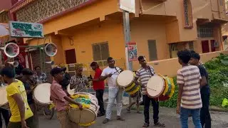 7 Star🌟Dhol Tasha😍🎹🥁🎼 || Sabuj Pata🌿Club Procession On Katwa Janmashtami 2025 
