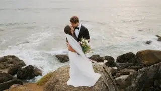 Two Worlds // Victoria and Cole's Elopement Teaser // Ecola State Park - Oregon Coast Wedding