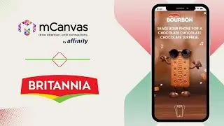 mCanvas | Gamified Ad | Britannia BOURBON Shake | India