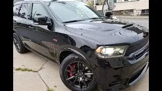 Black Dodge SRT Durango Best detailing package