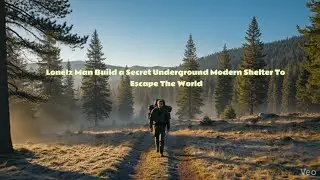 Lonely Man Build a Secret Underground Modern Shelter to Escape the World