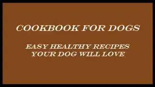 Cookbook For Dogs--Easy Healthy Recipes Your Dog Will Love