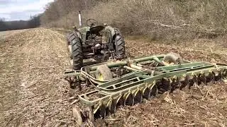 Oliver Super 77 and John Deere AW Disk