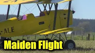 de Havilland Tiger Moth maiden and 