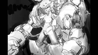 Girl in Mech Suit Speed Painting