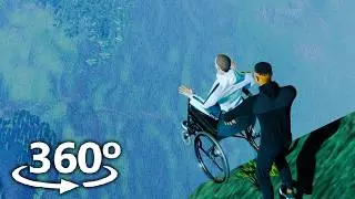 FALLING FROM CLIFF in 360&deg; | VR / 4K 😧