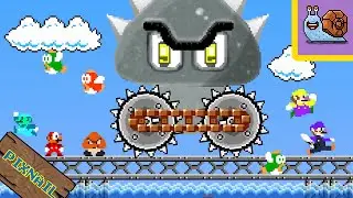 Pixnail: Mario's Mega Goomba Escape | Animation