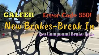 Galfer 223mm Rotors/Pads and Error 550! 
