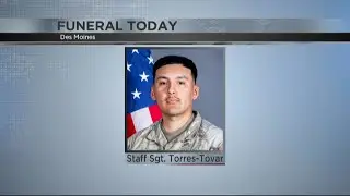 Des Moines ceremony for fallen Iowa soldier Edgar Torres-Tovar today