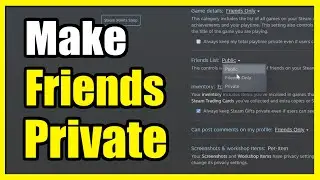 Как сделать список друзей в профиле Steam закрытым (простое руководство)