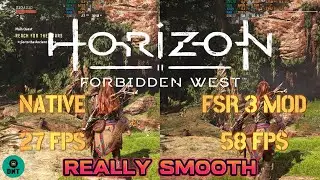 Horizon Forbidden West - FSR 3 Mod - How to install mod to make the game really smooth