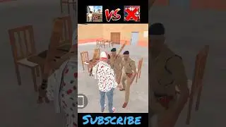 Franklin Vs Police Fight 💀🔥 | Indian Bike Driving 3D Vs ITA