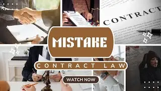 Mistake in Contract Law - Indian Contract Act 1872 - Section 20,21,22