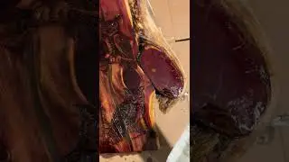 Working with cedar wood. #woodworking #art #wood #artist #epoxy#cedar