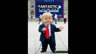 Baby Trump Breaks Baby Elon Again 😭⚡ Electric Car Chaos