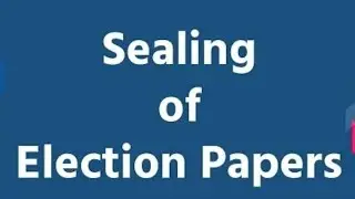 Sealing of the Envelops During Election | Green Paper Seal | Pink Paper Seal | Special Tag | Tags