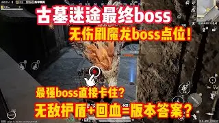 古墓迷途魔龙boss无伤卡法！会无敌会加血！巫医或成为古墓最强职业？