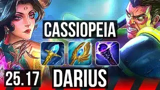 CASSIOPEIA vs DARIUS (TOP) | 7/1/7, 500+ games | NA Master | 25.17