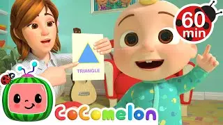 Learning shapes together! | Cocomelon | Funny Cartoons for Kids | Moonbug Kids Express Yourself!