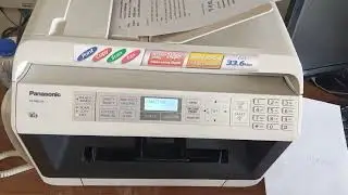 How To Use Panasonic KX-MB2120 Fax Machine,how to use a fax machine with a landline,فکس مشین چلانے