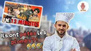 REACT RESUME FOIREUX SNK SAISON 3 RETAKE?! C'EST N'IMPORTE QUOI?!😂