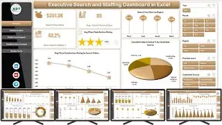 Executive Search and Staffing Dashboard in Excel
