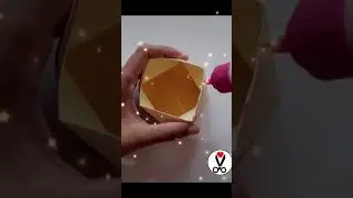 Origami Succulent / Cactus Plant and Pot As A Table Decoration