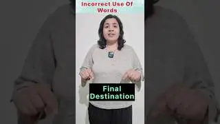 Incorrect Use of English Words | shorts | @EduSolace #shorts #learnenglish