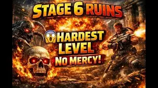 Contra 3D Stage 6 Ruins Gameplay 😱 Final Enemy Fight | Hardest Level Walkthrough #shorts #games
