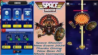 🚀 Space Shooter Thanksgiving Event 🦃 | New Boss Fights: Normal, Elite & Veteran Modes 🔥Apache welder