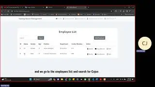 Employee Training Record Management System