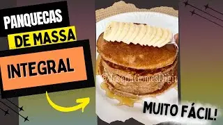 Panquecas Americana Integral, Deliciosa Demais! #receitas #panqueca