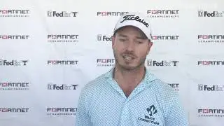 Bronson Burgoon Friday Flash Interview 2021 Fortinet Championship