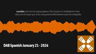 DAB Spanish January 21 - 2026 | 1 Year Daily Audio Bible En Espanol