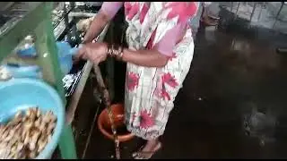 COTTAGE BASIN &ndash; UNSAFE working labour practices by putting HAND/FINGERS into hot boiling water.
