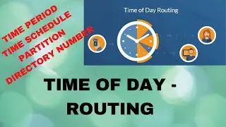 Lecture- 26|Time Of Day-Routing|Configuration of Time Period,Time Schedule & Assign it to PT and DN