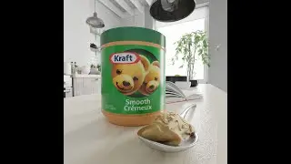 Kraft Peanut butter Photorealistic Low Poly PBR - 3D Model