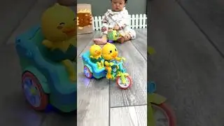 Riding Bicycle Time With Baby 🚲 #toysrfun #toys #toysforkids #toyvehicles #kidsvideo #kidslearning