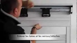 Changer le tablier, lames de volet roulant