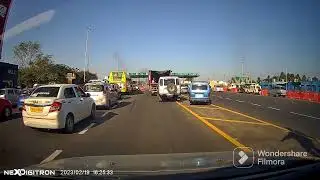 Congested Fastag Lanes NH44