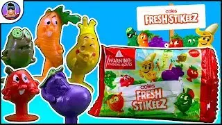 Открытие НОВОЙ коллекционной игрушки Coles Fresh STIKEEZ в закрытом пакете!!!