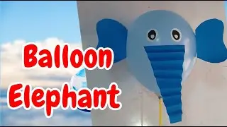 balloon crafts ideas/How to Make a Balloon Elephant Head (No Twisting Required!)