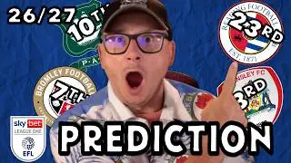 🔥 INSANELY EARLY 2026/27 LEAGUE ONE PREDICTIONS 😳⚽