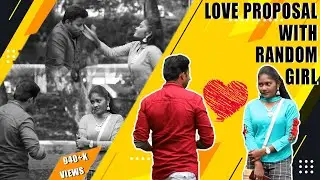 One side love proposal prank in random girl | Mr.no1dubakur | Salem prank