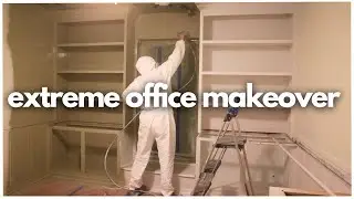 DIY Dream Office Makeover [Part 3] // Butcher Block Countertop // Office Makeover Ideas