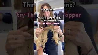Comment &ldquo;Hairline Topper&rdquo; if you want the link💗#hairtopper #thinninghair #recedinghairline #toppers