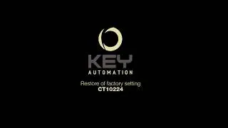 CT102 24 - Restore Factory Settings
